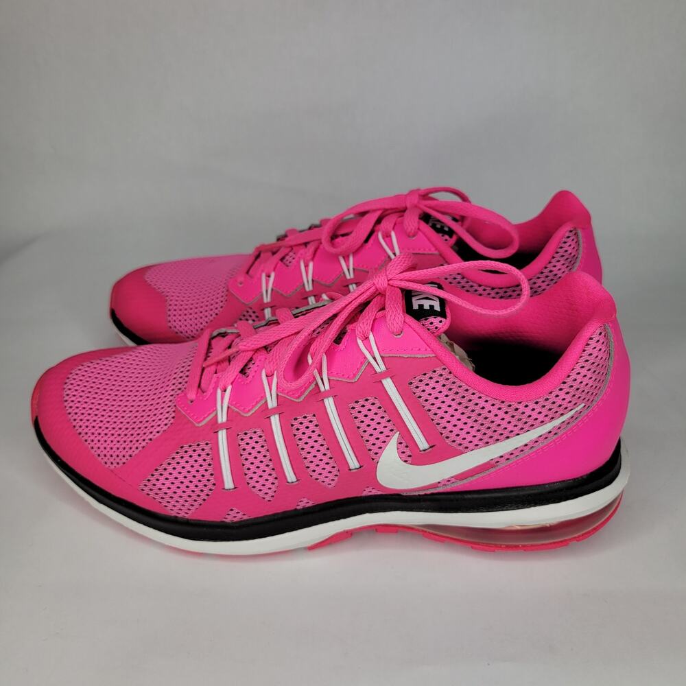 SOLD / NEW Nike Air Max Dynasty Running Shoes Pink Blast White Black Size 9 - Picture 6 of 11
